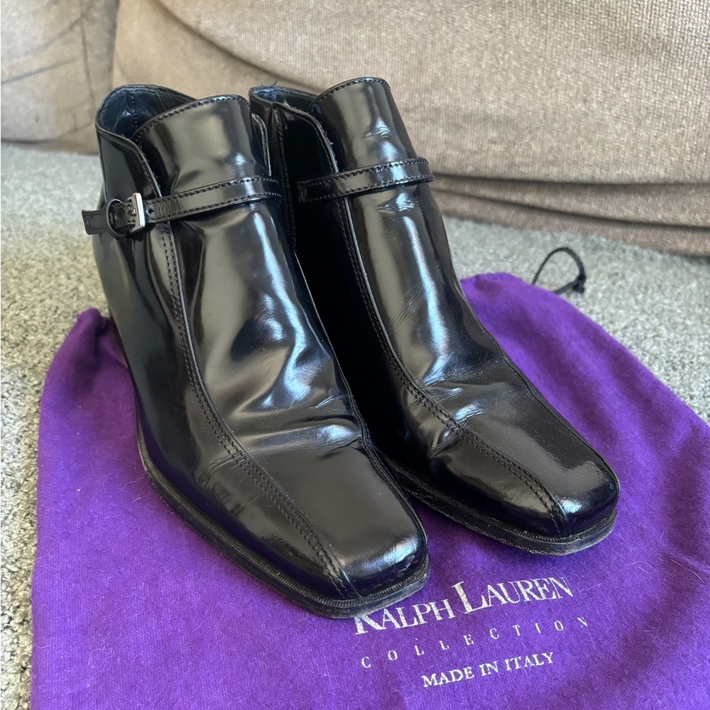 Ralph Lauren ankle leather boots 7
